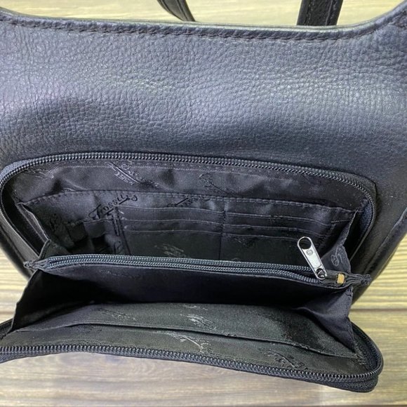 Vintage Fossil 1954 Leather Crossbody Purse - Picture 2 of 5